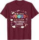Proud To Teach Multilingual Learner ESL English Teacher T-Shirt - T-Shirt | Maroon