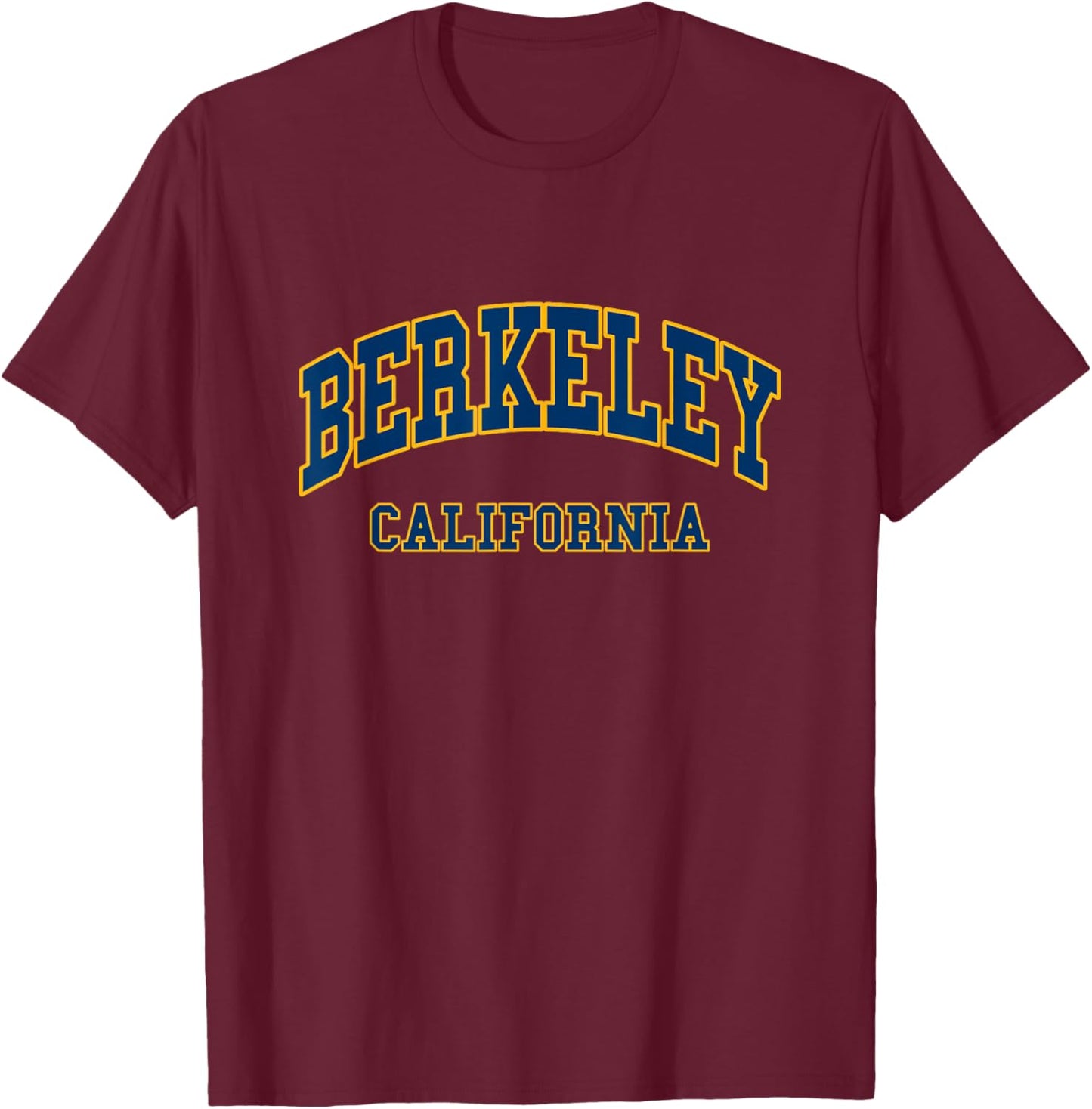 Berkeley - California - Throwback Design - Classic T-Shirt - T-Shirt | Maroon