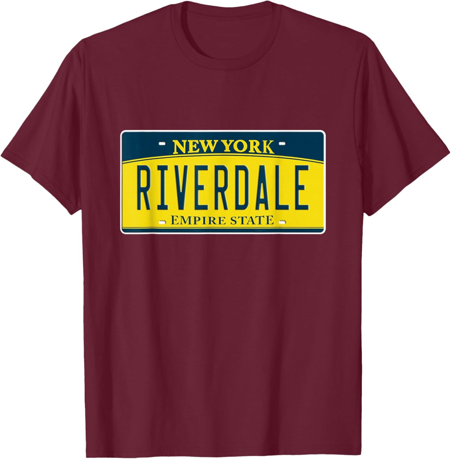 Riverdale Bronx New York NY Neighborhood Hometown T-Shirt - T-Shirt | Maroon