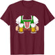 Drindl Costume German Bavarian Oktoberfest Festival Women T-Shirt - T-Shirt | Maroon