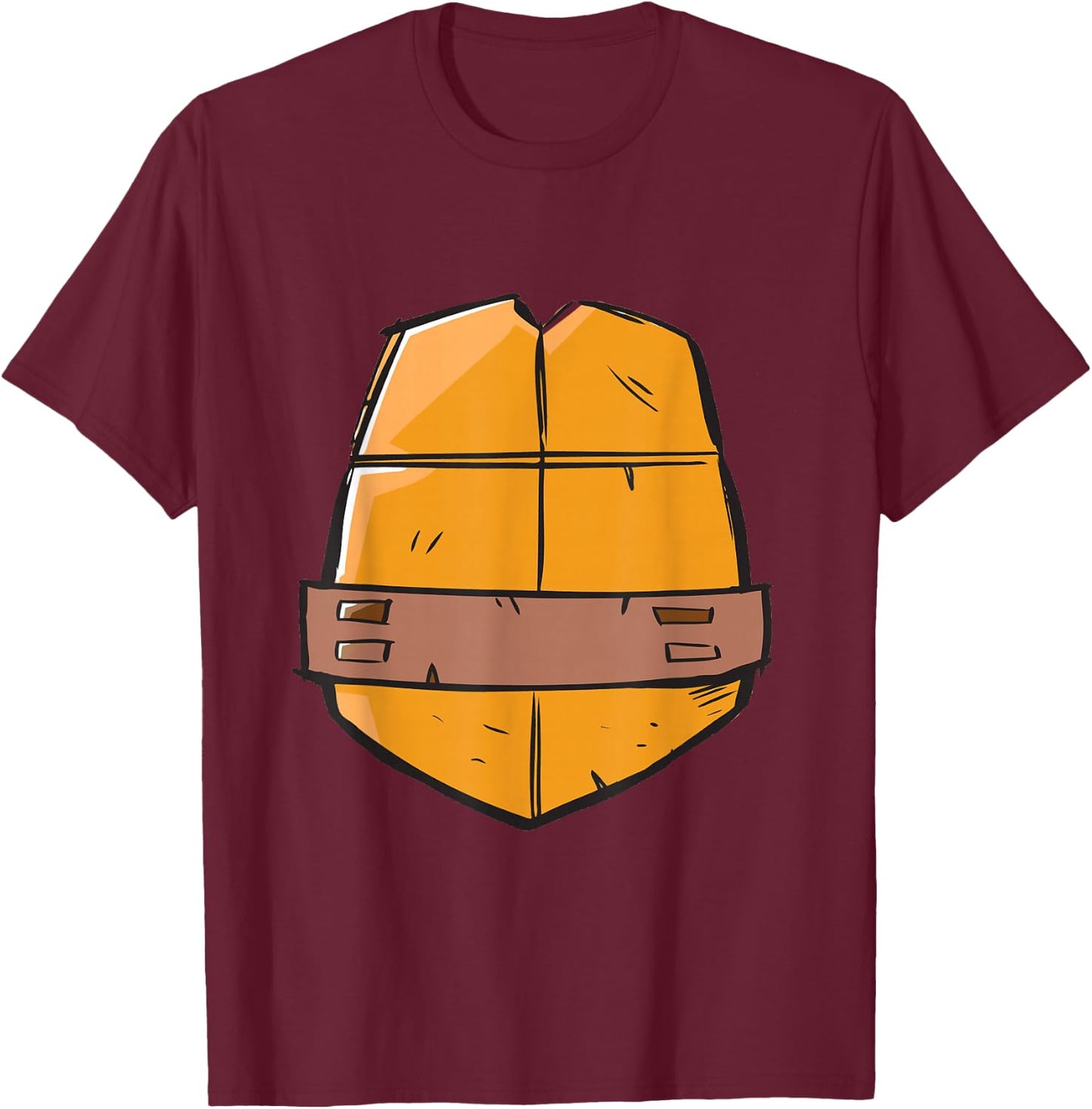 TMNT Ninja Turtle Costume With Shell T-Shirt - T-Shirt | Maroon
