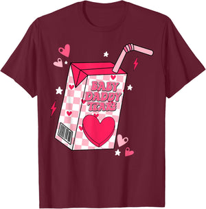 Baby Daddy Tears T-Shirt - T-Shirt | Maroon