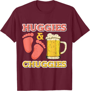 Huggies and Chuggies T-Shirt - T-Shirt | Maroon