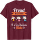 Proud Mother Of A Few Dumbass Kids What's Your Super Power T-Shirt - T-Shirt | Maroon
