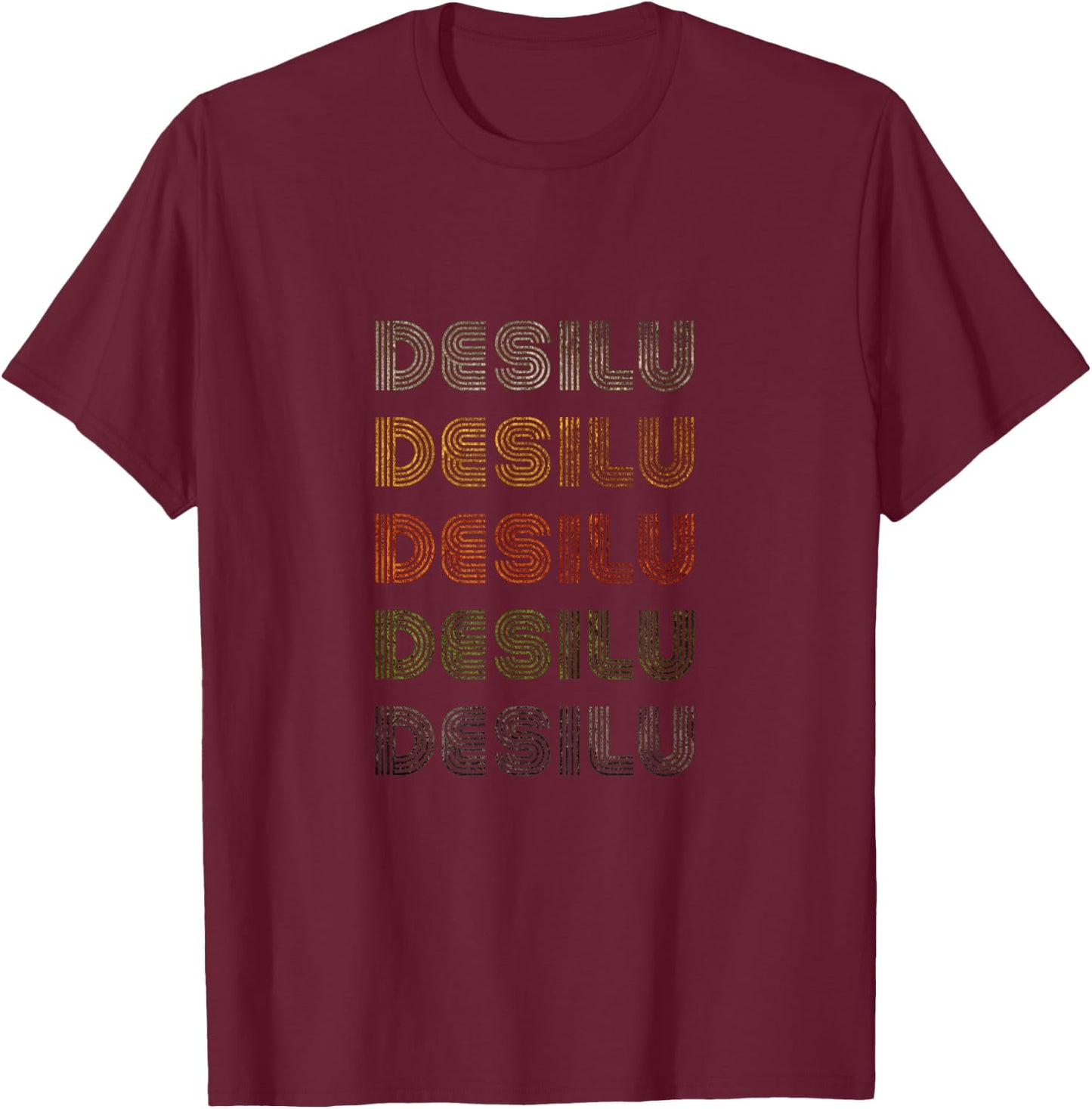 Love Heart Desilu Grunge Vintage Style Black Desilu T-Shirt - T-Shirt | Maroon