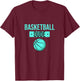 Perfect Basketball Dude Shirt Perfect Dude Merchandise Dude T-Shirt - T-Shirt | Maroon