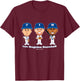 Los Angeles Baseball Players Body Trio MLBPA T-Shirt - T-Shirt | Maroon