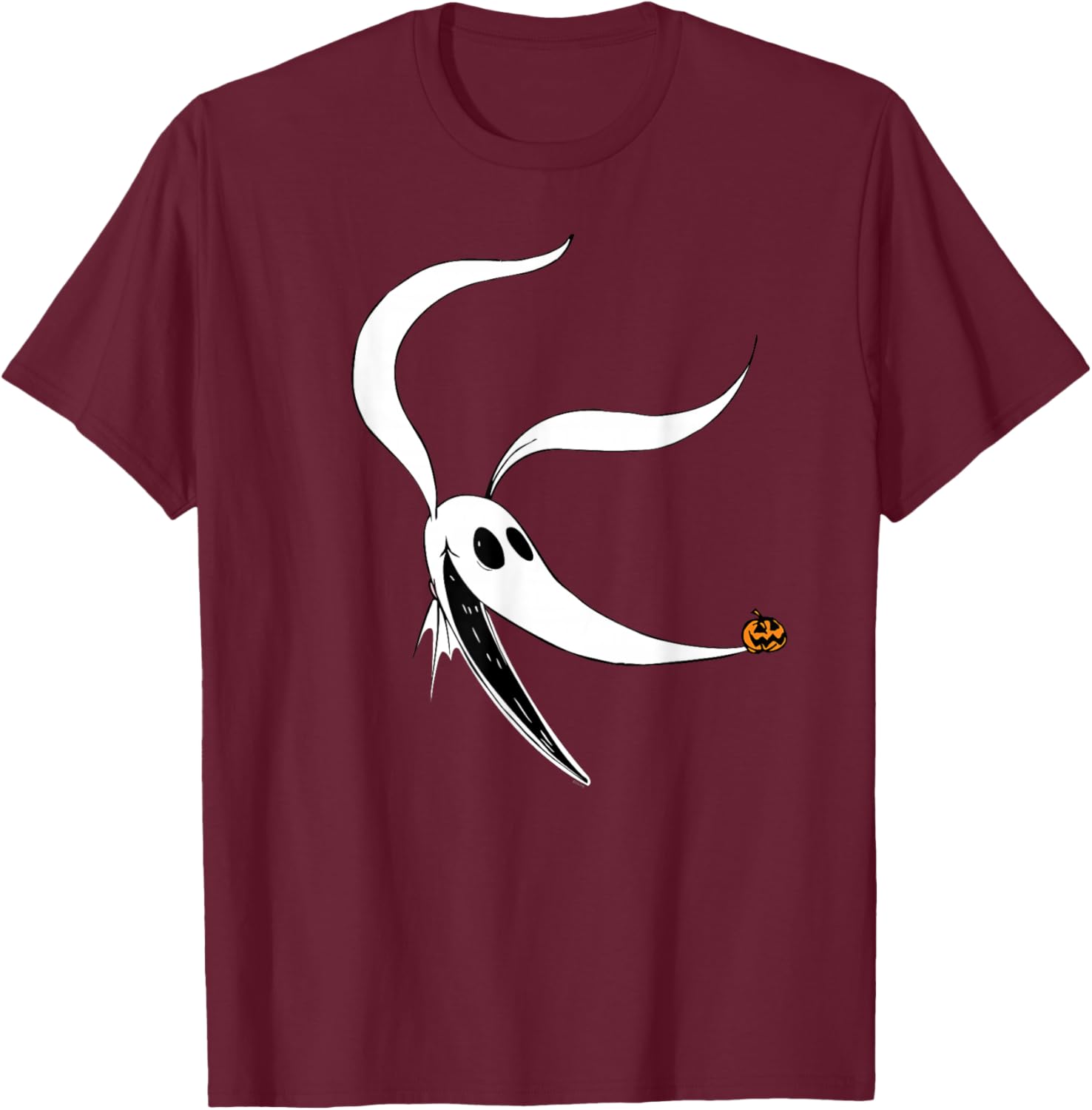 Disney The Nightmare Before Christmas Zero Dog Big Face T-Shirt - T-Shirt | Maroon