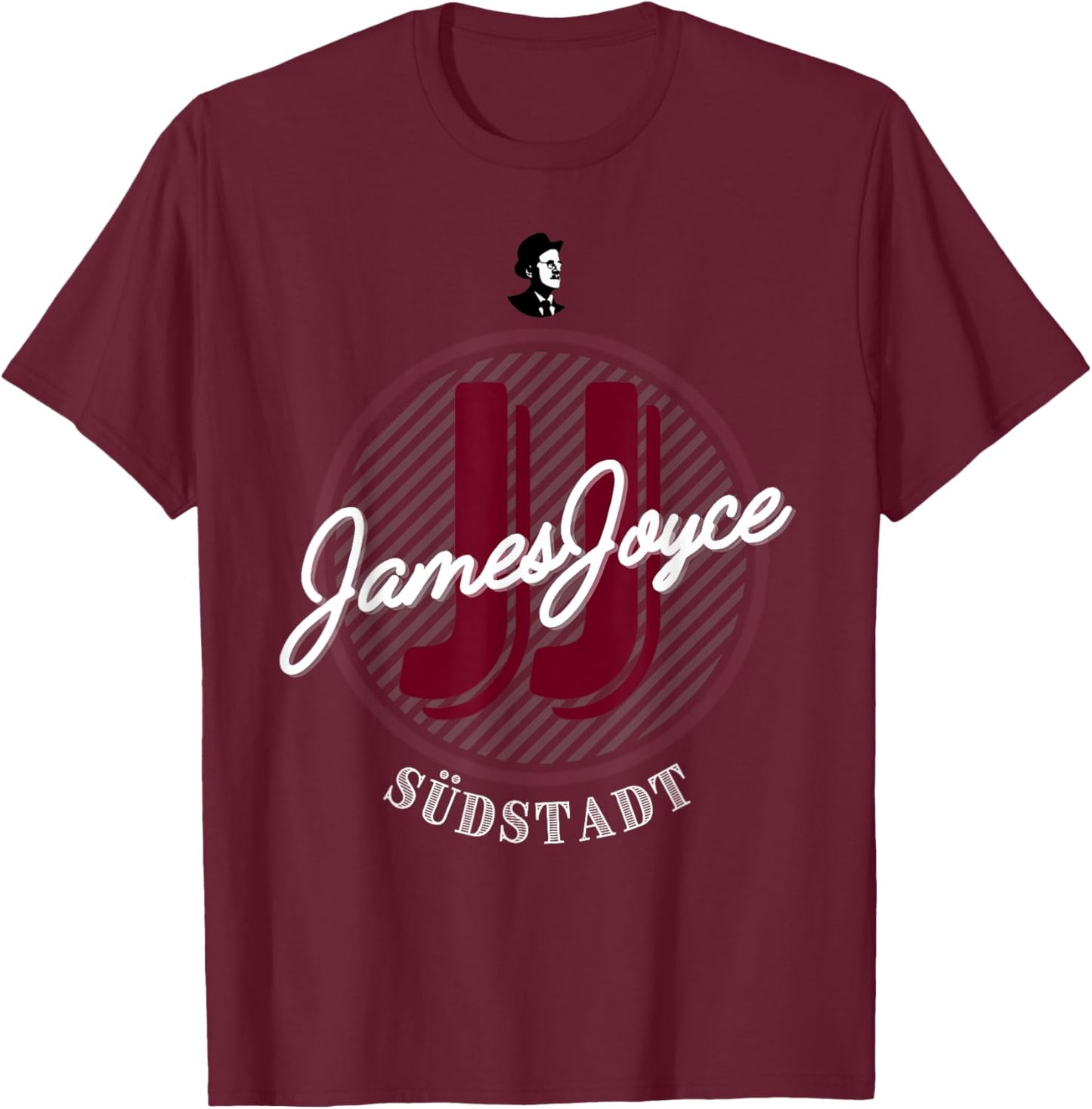 James Joyce Pub Cologne Südstadt Team Crew Merch T-Shirt - T-Shirt | Maroon