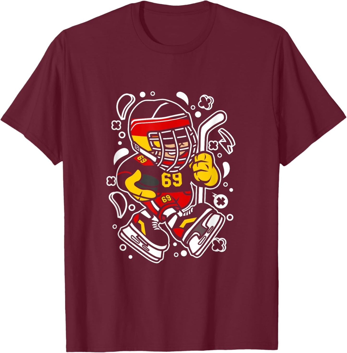 Germany Hockey Kid T-Shirt - T-Shirt | Maroon