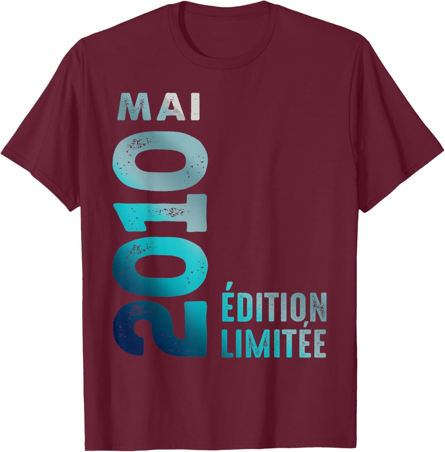 May 2010 Limited Edition May 2010 T-Shirt - T-Shirt | Maroon