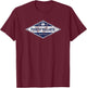 Puerto Vallarta Mexico Retro Badge Souvenir T-Shirt - T-Shirt | Maroon