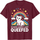 0 Days Since I Last Queefed T-Shirt - T-Shirt | Maroon
