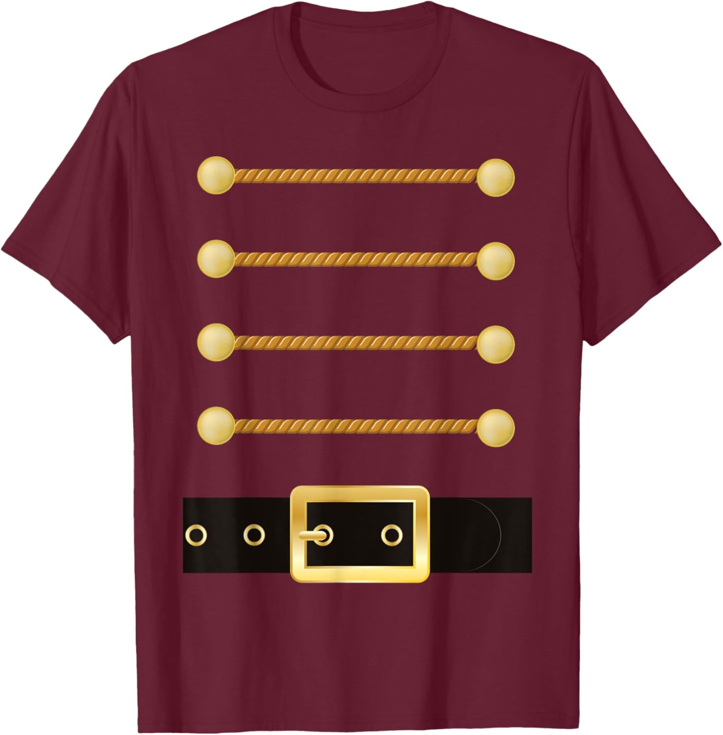 Funny Christmas with Nutcracker Costume T-Shirt - T-Shirt | Maroon