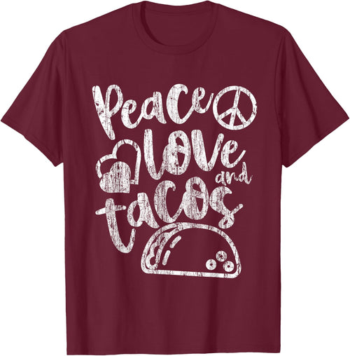 Peace Love Tacos Funny Food Cinco De Mayo Christmas Gift