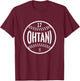 Shohei Ohtani Baseball Line Gameday T-Shirt - T-Shirt | Maroon
