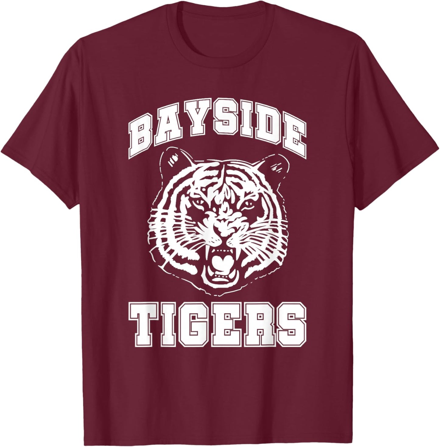 Bayside Tigers T-Shirt - T-Shirt | Maroon