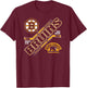 Boston Bruins Force Black Officially Licensed T-Shirt - T-Shirt | Maroon