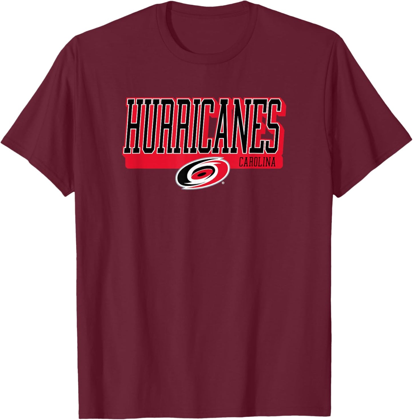 Carolina Hurricanes Faceoff Officially Licensed T-Shirt - T-Shirt | Maroon
