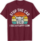 Stop The Car I See A Fluffy Cow Hiland Cow T-Shirt - T-Shirt | Maroon