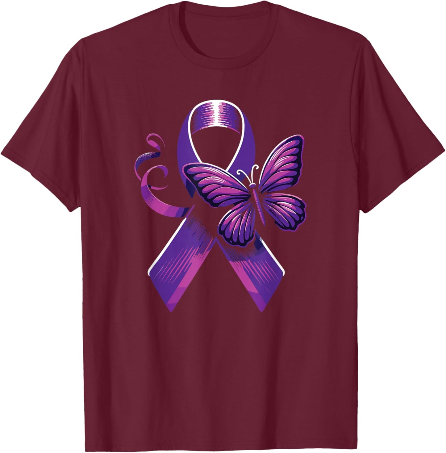Sjogrens Syndrome Awareness Autoimmune Disorder T-Shirt - T-Shirt | Maroon