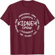 Funny Kidney Crew Nephrology Nurse Design Men T-Shirt - T-Shirt | Maroon