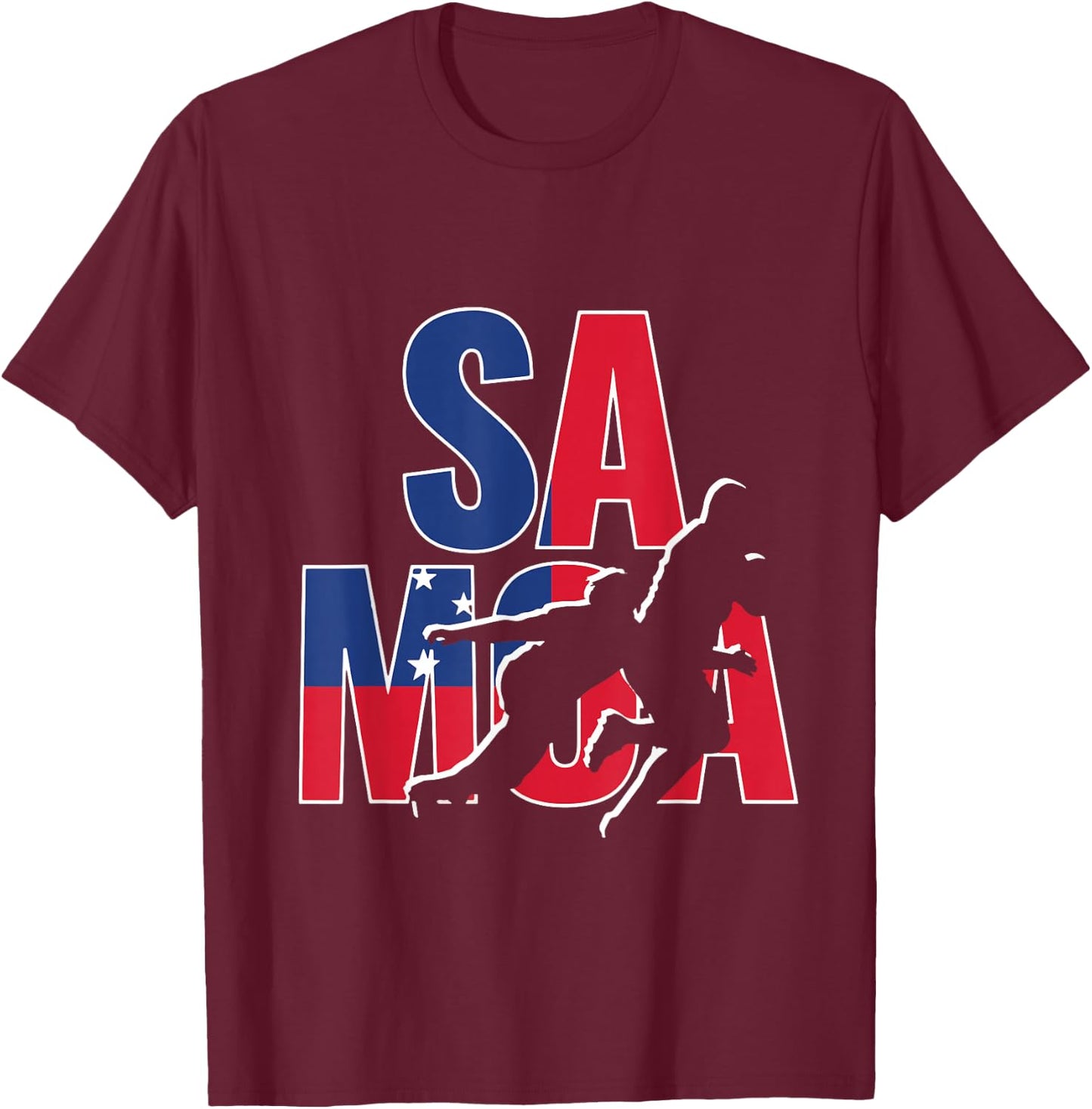 Samoa Rugby 2019 Union | Fans Kit for Samoan Supporters T-Shirt - T-Shirt | Maroon