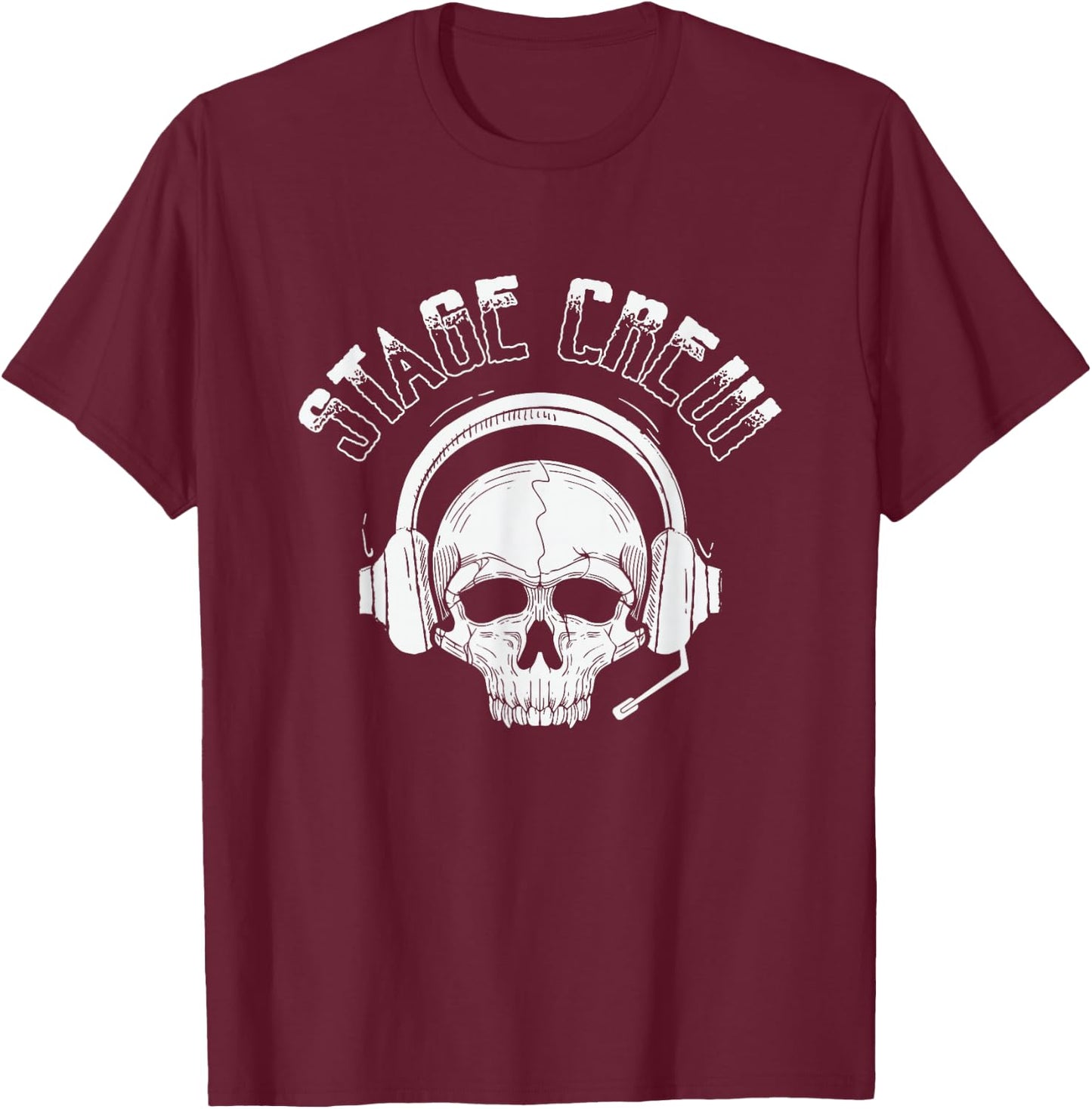 Stage Crew Theatre Manager Theater Staff Member Drama Stage T-Shirt - T-Shirt | Maroon
