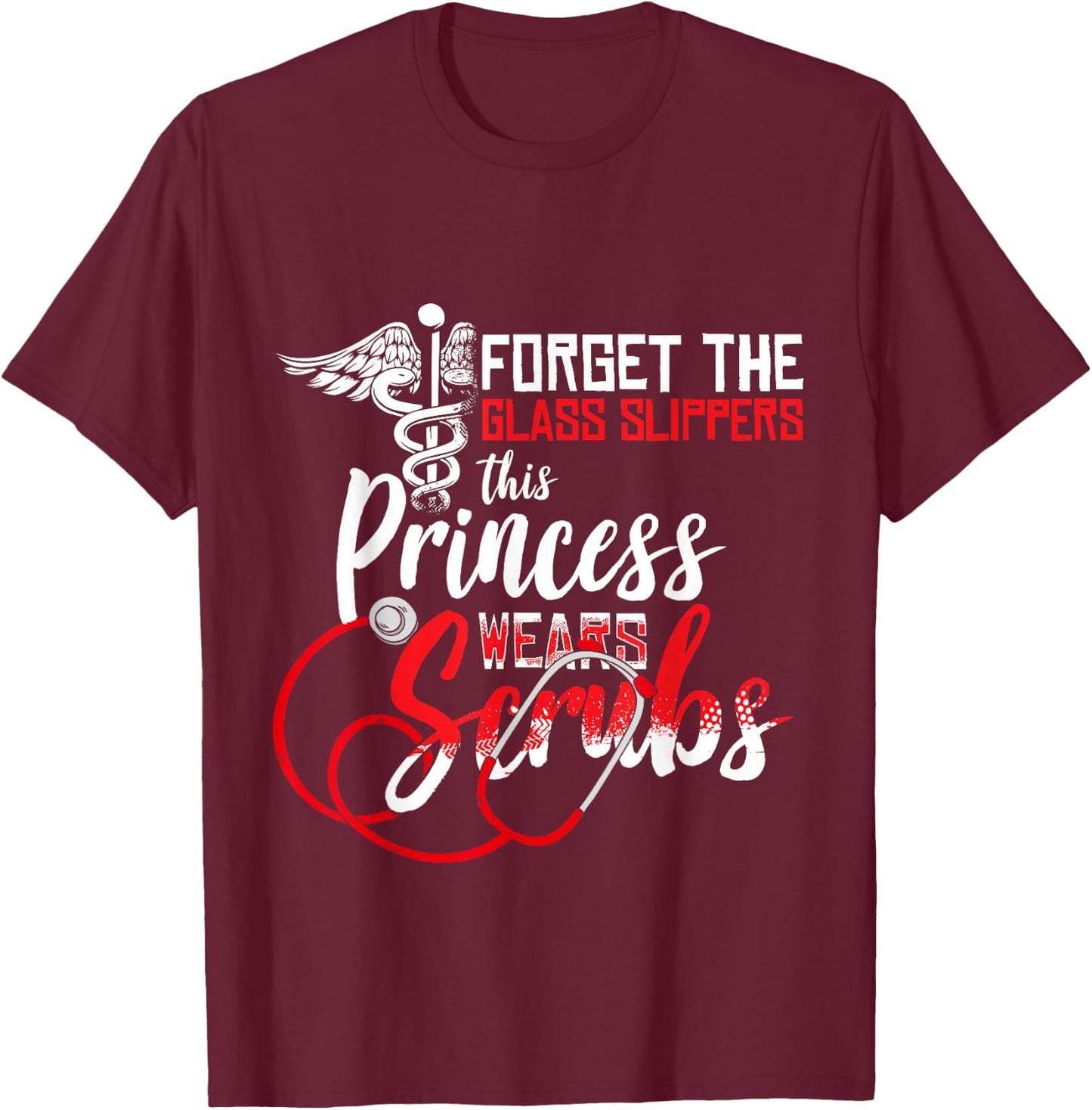 Medical Assistant Hospital Medical Nurse T-Shirt - T-Shirt | Maroon