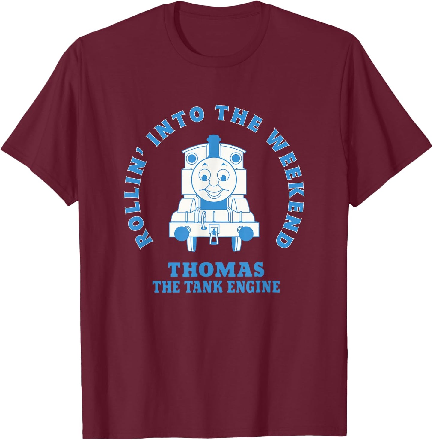 Thomas & Friends Rollin' Into the Weekend T-Shirt - T-Shirt | Maroon