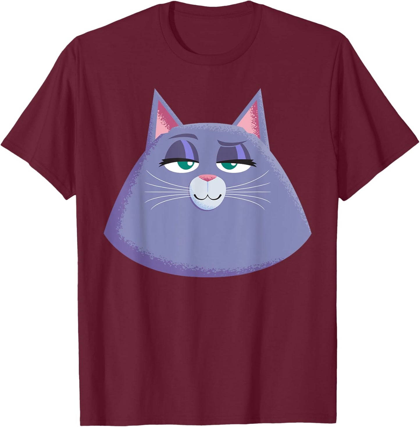 The Secret Life of Pets 2 Chloe Head T-Shirt - T-Shirt | Maroon