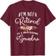 Mother's Day Grandma Gifts Professional Adult Women's Black T-Shirt - T-Shirt | Maroon