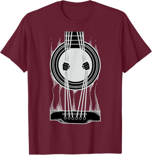 Cool Trapped In A Guitar - Best Gift Guitar Lovers T-Shirt - T-Shirt | Maroon
