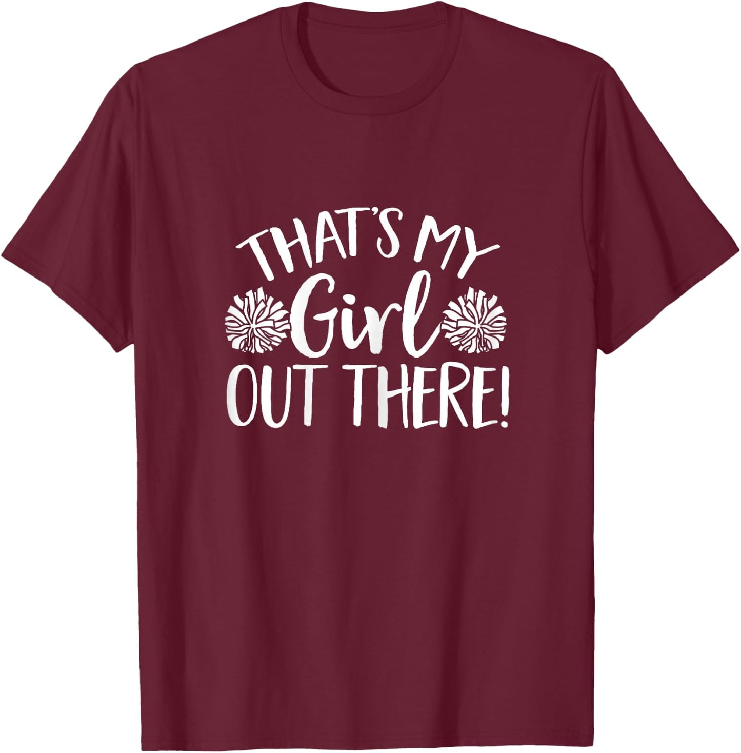 Cheer Mom Cheerleading Mother of Cheerleader Cheer Mom T-Shirt - T-Shirt | Maroon