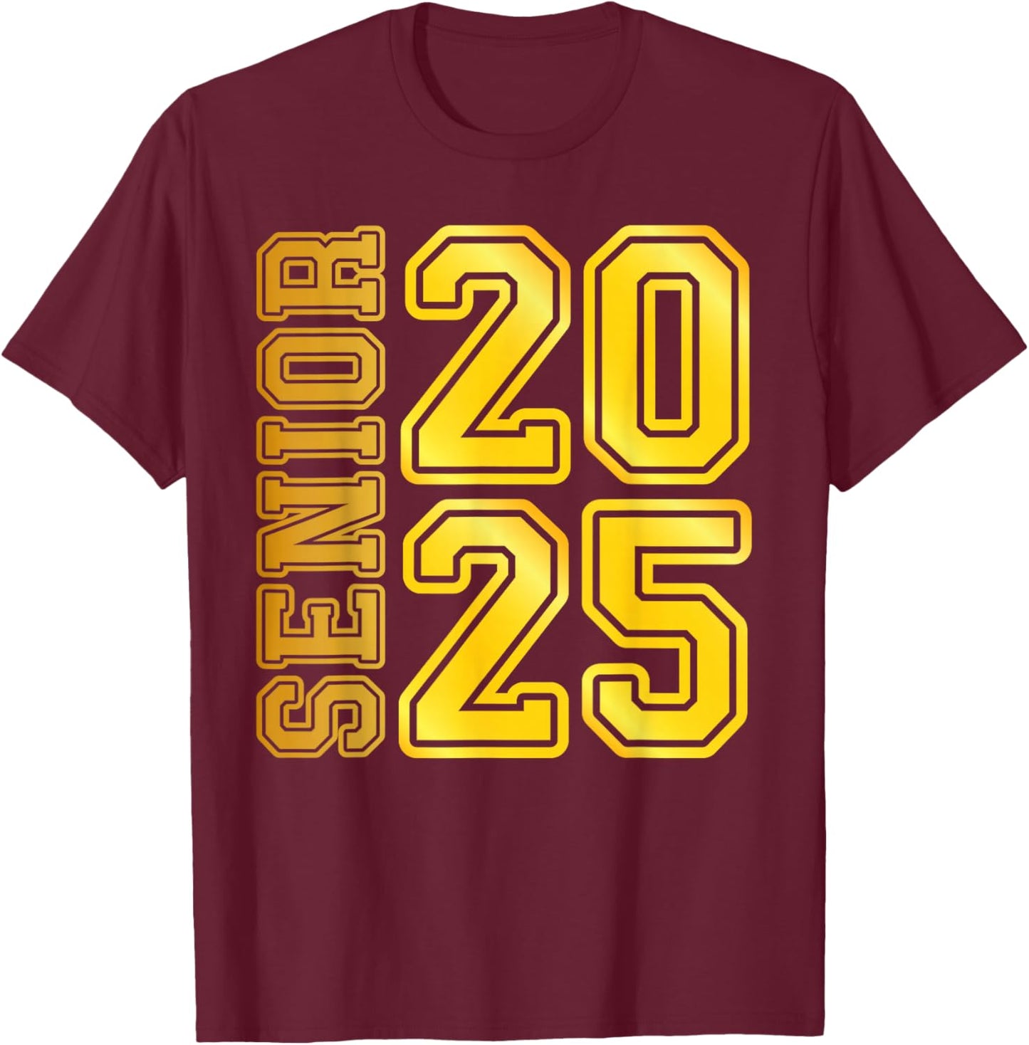 Senior 2026 Class Of 2026 First Day Of School T-Shirt - T-Shirt | Maroon