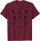 Vermont Area Code Shirt 802 State Pride Souvenir Gift Arrow T-Shirt - T-Shirt | Maroon