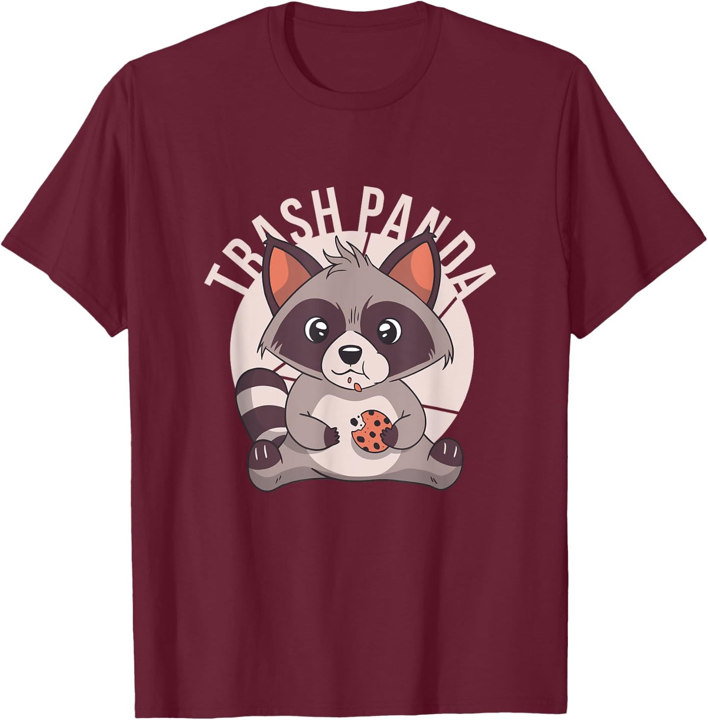 Trash Panda Funny Raccoon T-Shirt - T-Shirt | Maroon