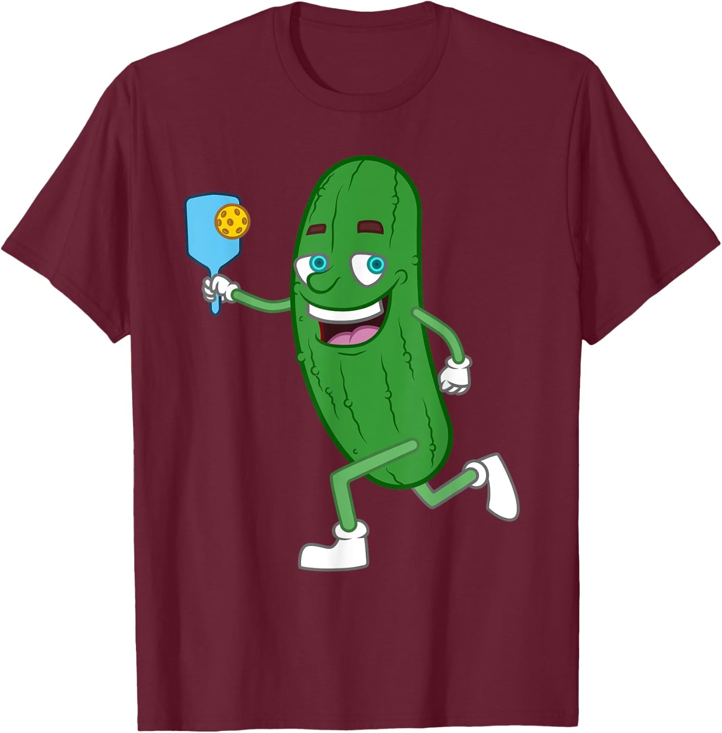 Pickleball Art Women Pickle Ball Pickleball Lover T-Shirt - T-Shirt | Maroon