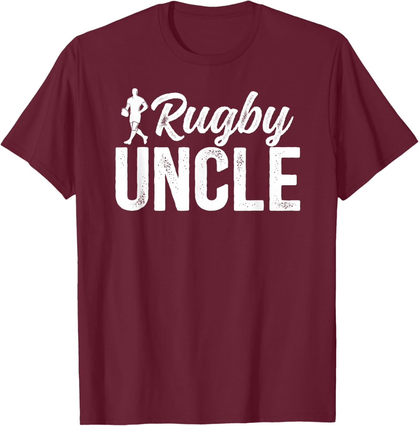 Rugby Uncle of A Rugby Player Uncle T-Shirt - T-Shirt | Maroon