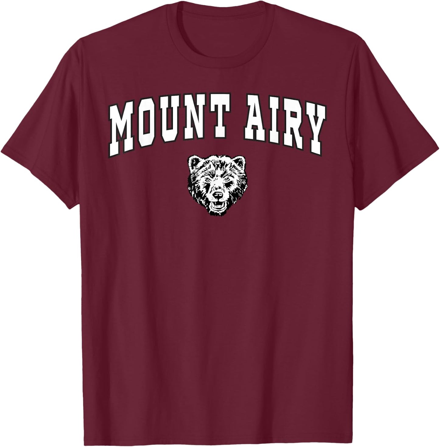 Mount Airy High School Granite Bears C2 T-Shirt - T-Shirt | Maroon