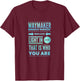 Waymaker Miracle Worker Promise Keeper Jesus Faith Christian T-Shirt - T-Shirt | Maroon
