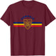 Romania Romanian Flag Pride Vintage T-Shirt - T-Shirt | Maroon