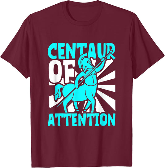 Funny Centaur Greek Mythology Greek Heritage Astrology T-Shirt - T-Shirt | Maroon