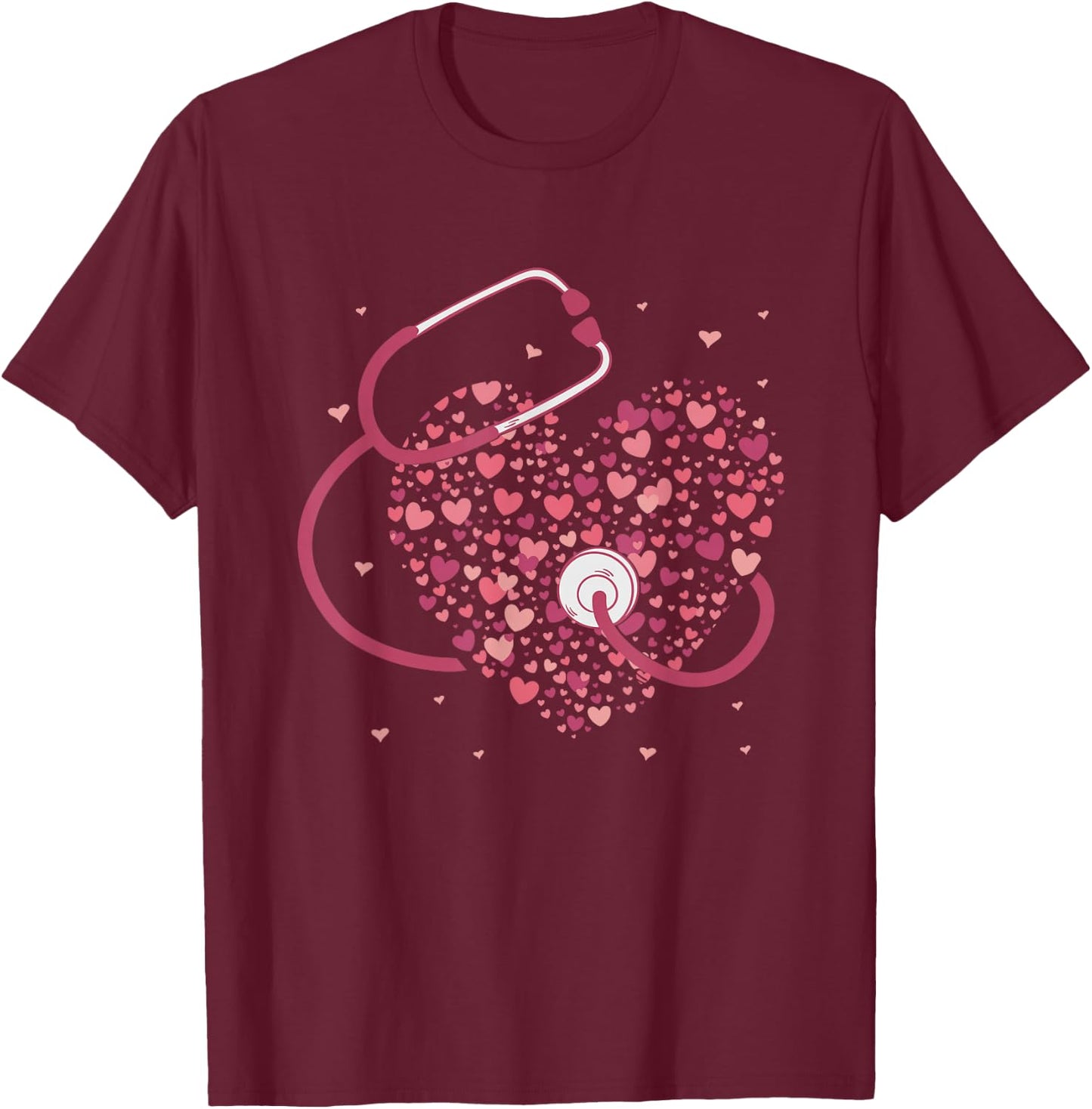 Hospital Medical Nurse Nursing Gift Nurse T-Shirt - T-Shirt | Maroon