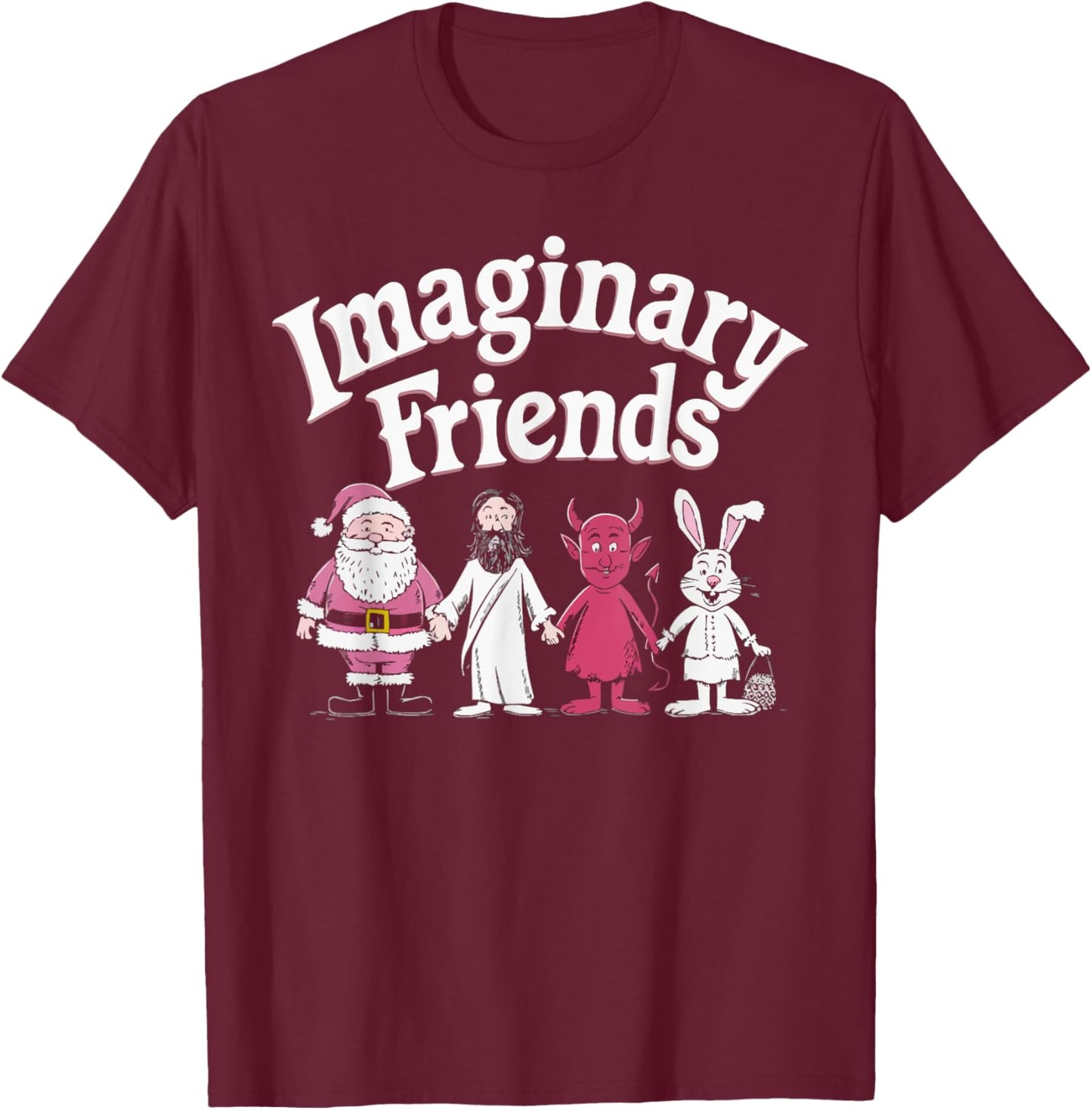 Atheism Anti-Religion Agnostic Freethinker Atheist T-Shirt - T-Shirt | Maroon