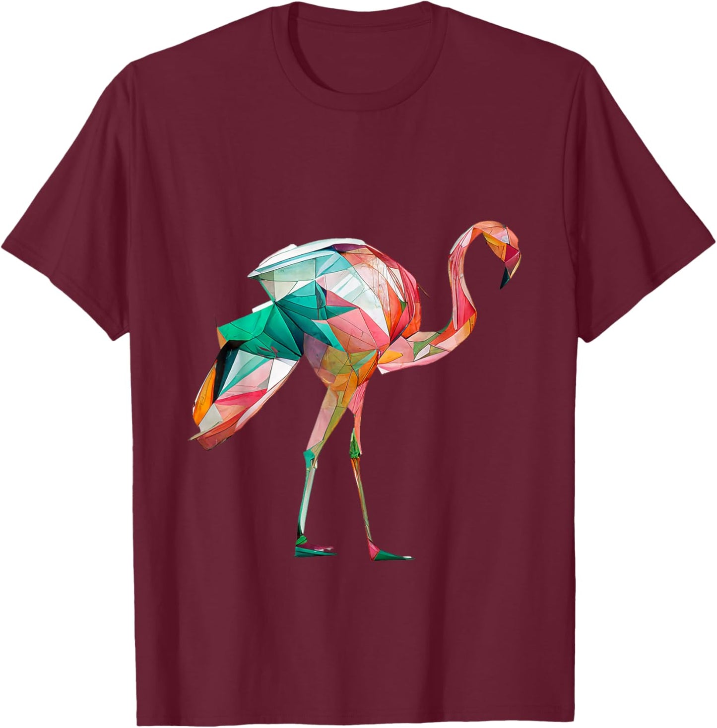 Flamingo animal lovers, animal flamingo T-Shirt - T-Shirt | Maroon