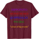 Hippopotomonstrosesquippedaliophobia Big Words for Kids T-Shirt - T-Shirt | Maroon