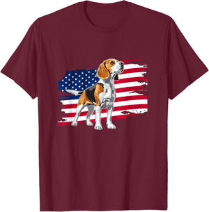 Beagle T-Shirt - T-Shirt | Maroon