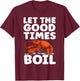 Funny Crawfish Design Women Crawfish Boil Lovers T-Shirt - T-Shirt | Maroon