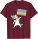 Social Justice Unicorn Protest Equality Egalitarian T-Shirt - T-Shirt | Maroon
